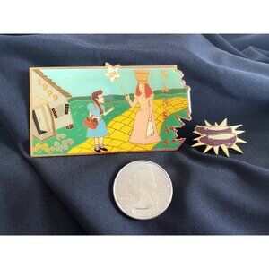 Vintage Odyssey of the Mind Kansas Yellow Brick Road Oz Slippers Trading Pin